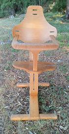 Sedia ergonomica vintage Stokke
