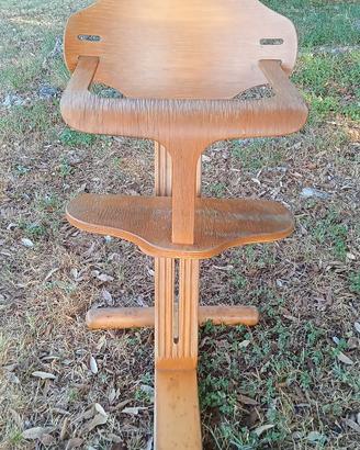 Sedia ergonomica vintage Stokke