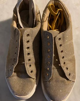 Scarpetta donna dorata numero  38