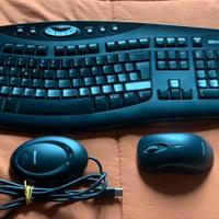 Microsoft Wireless Keyboard 2000 - Tastiera + Mous