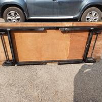 tavolo con piedi pieghevoli più panche