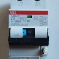 Differenziale magnetotermico ABB 6A 6000kA AC