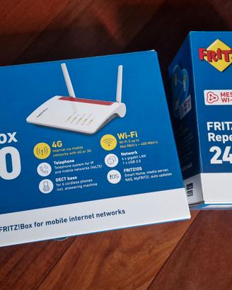 Fritz!box 6850 LTE + Fritz!Repater 2400