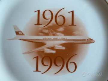 RARO PIATTO COMPAGNIA AEREA JAPAN AIR LINE - DC 8