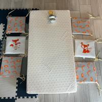 Materasso e set per lettino  bambini silver NUOVO