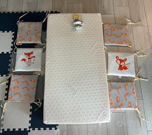 Materasso e set per lettino  bambini silver NUOVO