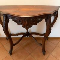 Antica Consolle Luigi Filippo in Noce Massello