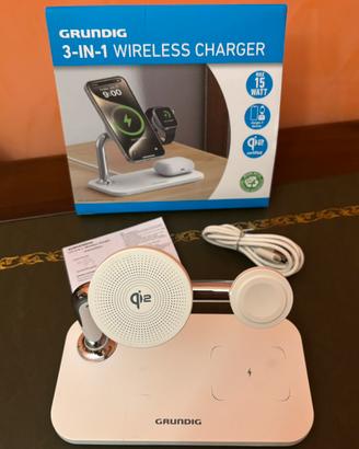 Caricatore wireless 3 in 1