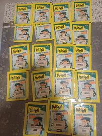 Lotto 20 bustine chiuse stickers I Dalton 