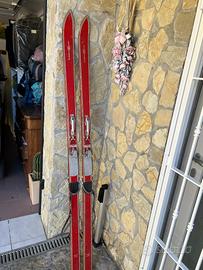 Sci vintage in legno Rapid