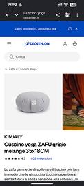 cuscino yoga