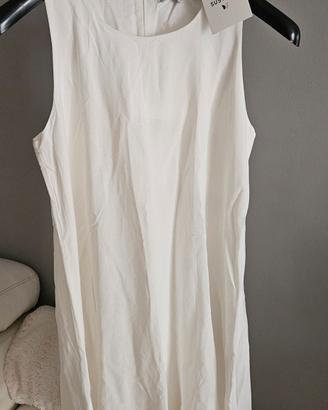 🖤 Vestito nuovo donna M lino Susy mix 🖤