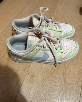 Nike sneakers dunk donna color pastello