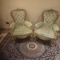 coppia poltrone luigi filippo 