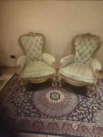  coppia poltrone luigi filippo 