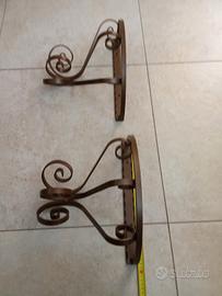 coppia comodini in ferro