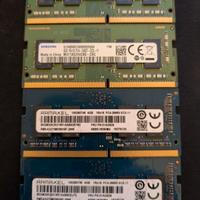 RAM DDR4 SODIMM PC4 16GB (4x4GB) varie marche