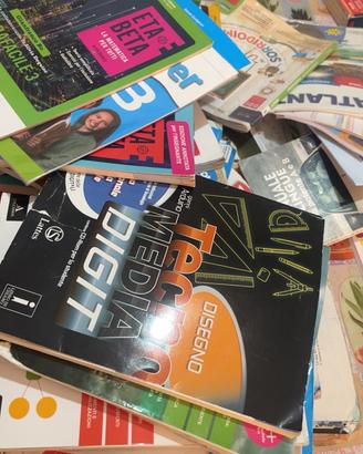 Libri Scolastici medie usati 1a, 2a , 3a