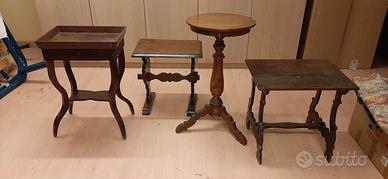 Tavolini comodini antichi