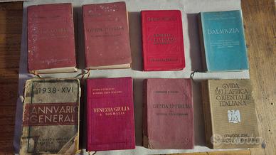 Volumi storici di guide e annuari turistici italia