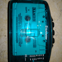 Walkman schneider mangiacassette radio trasparente