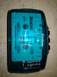 Walkman schneider mangiacassette radio trasparente