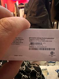 Airpods 2 generazione nuovi con celofan