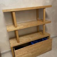 Mobile a giorno con cassettone