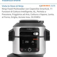Ninja Foodi Multicooker con Coperchio SmartLid 6L