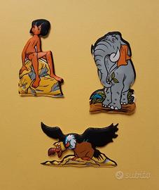 3 figurine plasteco formaggino Mio anni '70