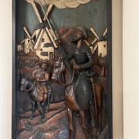 Quadro in legno scolpito