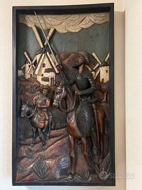Quadro in legno scolpito