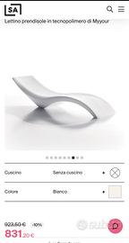 Lettino Myyour, modello Cloe.