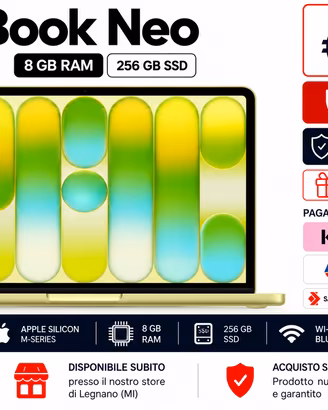 Apple MacBook Neo Giallo Agrume 8/256 GB