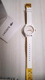 Orologio bianco al quarzo Lacoste