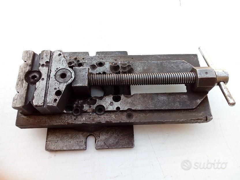 Morsa A Vite Di Precisione 100mm - Ghisa Per Trapano E Fresatrice - Serraggio Potente - Foto 14