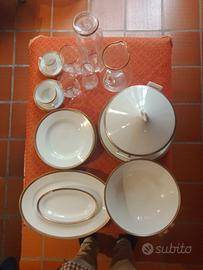 Servizio di Piatti + Bicchieri