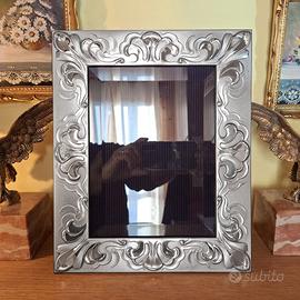 Cornice Portafoto Argento 925 anni 80 x foto 18x24