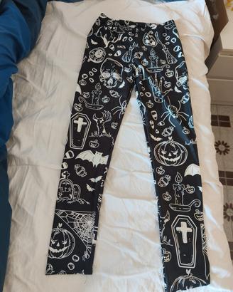 Leggings neri gothic alternative taglia L/M