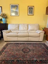 Divano Natuzzi in pelle 3 posti