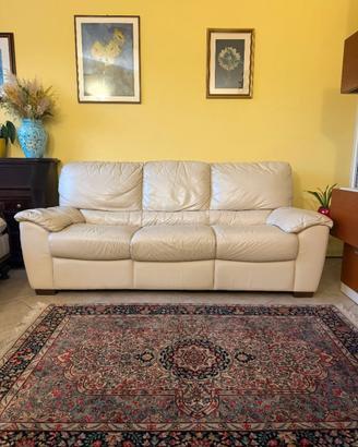 Divano Natuzzi in pelle 3 posti