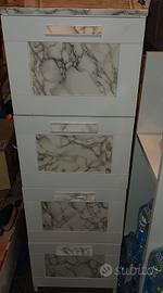 cassettiera 4 cassetti 