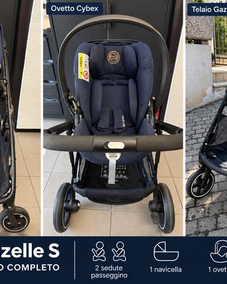 Cybex Gazelle S Gemellare + Cloud Z + Base Z