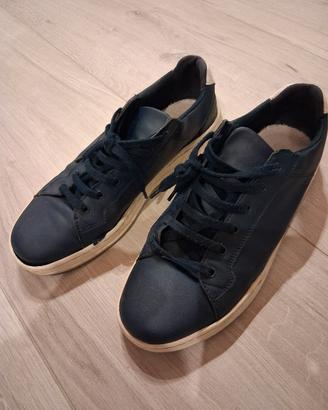 Scarpa geox 43 blu usate uomo