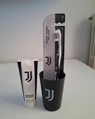 ⚪⚫ Set Bagno/Igiene Orale Ufficiale JUVE 