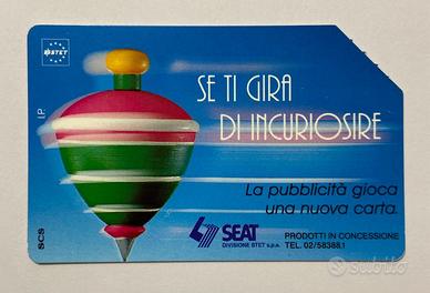 Scheda telefonica "Se ti gira di incuriosire"