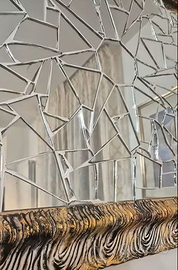 Specchio da arredo artigianale