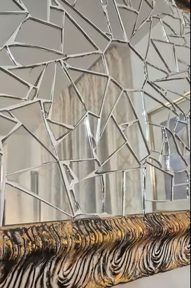 Specchio da arredo artigianale