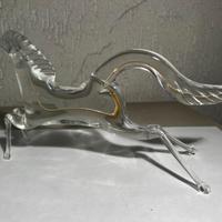 Cavallo in vetro di Murano da collezione H 19