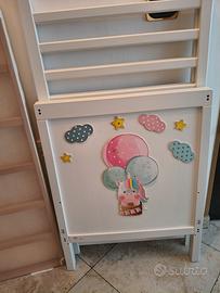 Fasciatoio e lettino legno Ikea